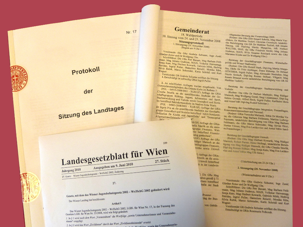 copyright: Wiener Stadt- und Landesarchiv Landesgesetzblatt